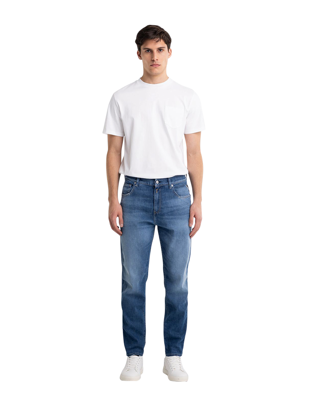 REPLAY RELAXED TAPERED FIT SANDOT JEANS Replay Official Store